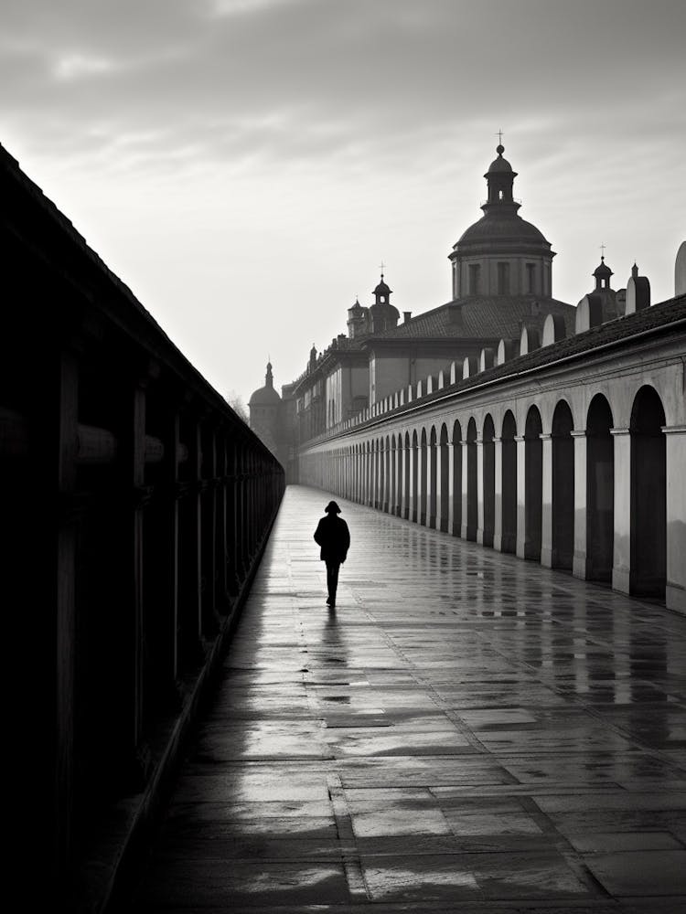 Mantua, Italy,  Black And White Analogue Photography  4