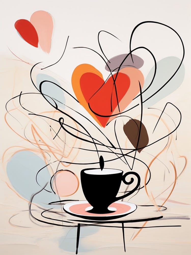 Coffee Chaos Hearts