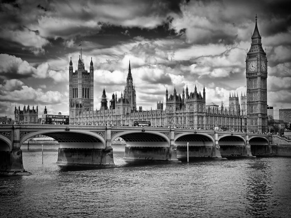 London Houses of Parliament & Westminster Bridge