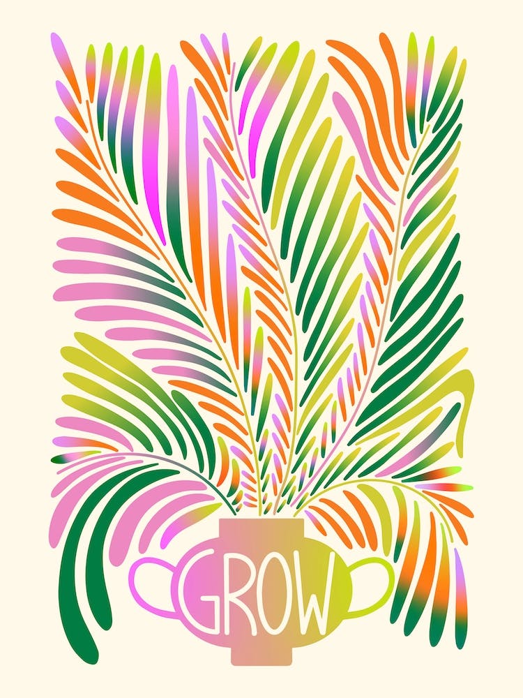 Grow Abstract Floral