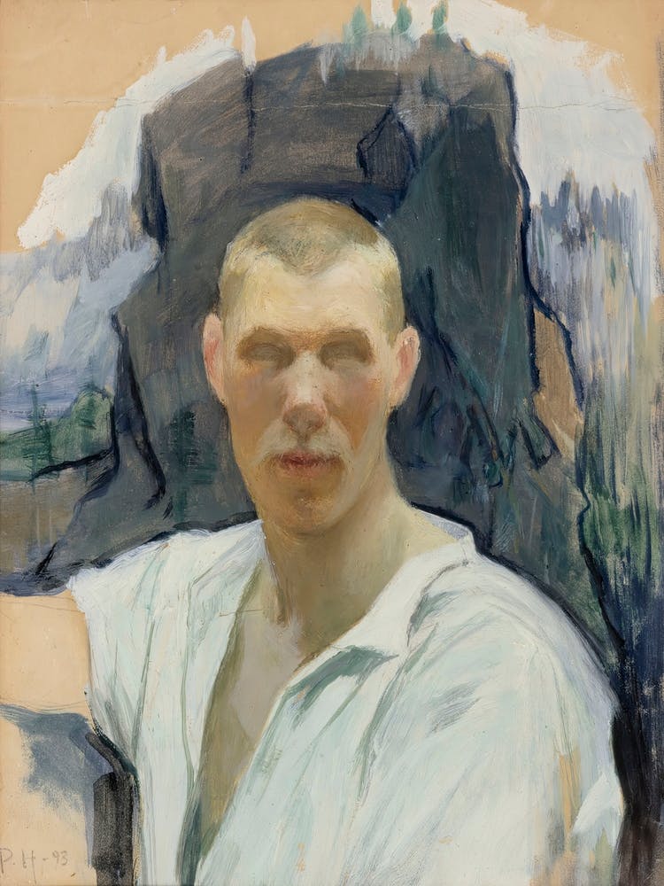 Self Portrait (1893), Pekka Halonen
