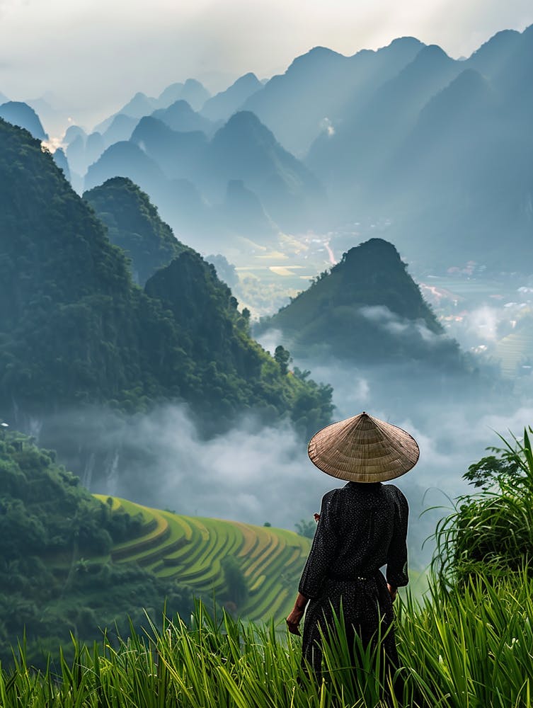 Rizières en Terrasses du Vietnam