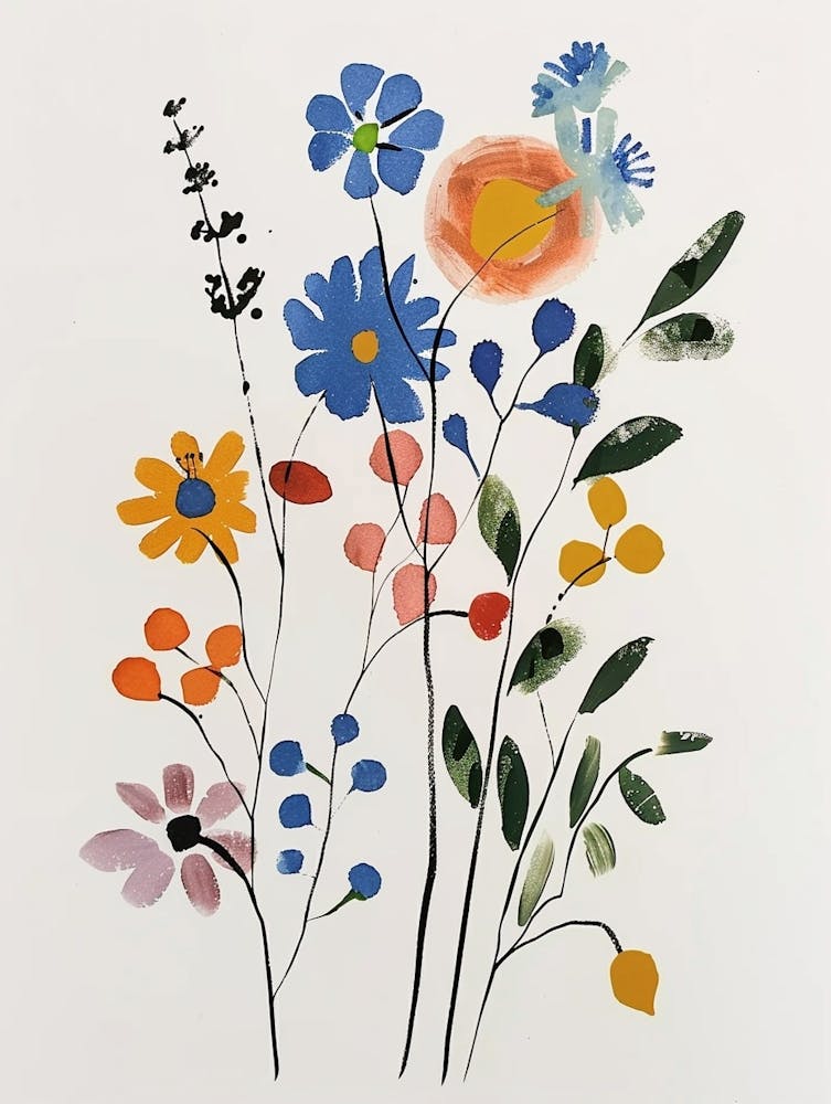 Painted Florals Gypsophila 7