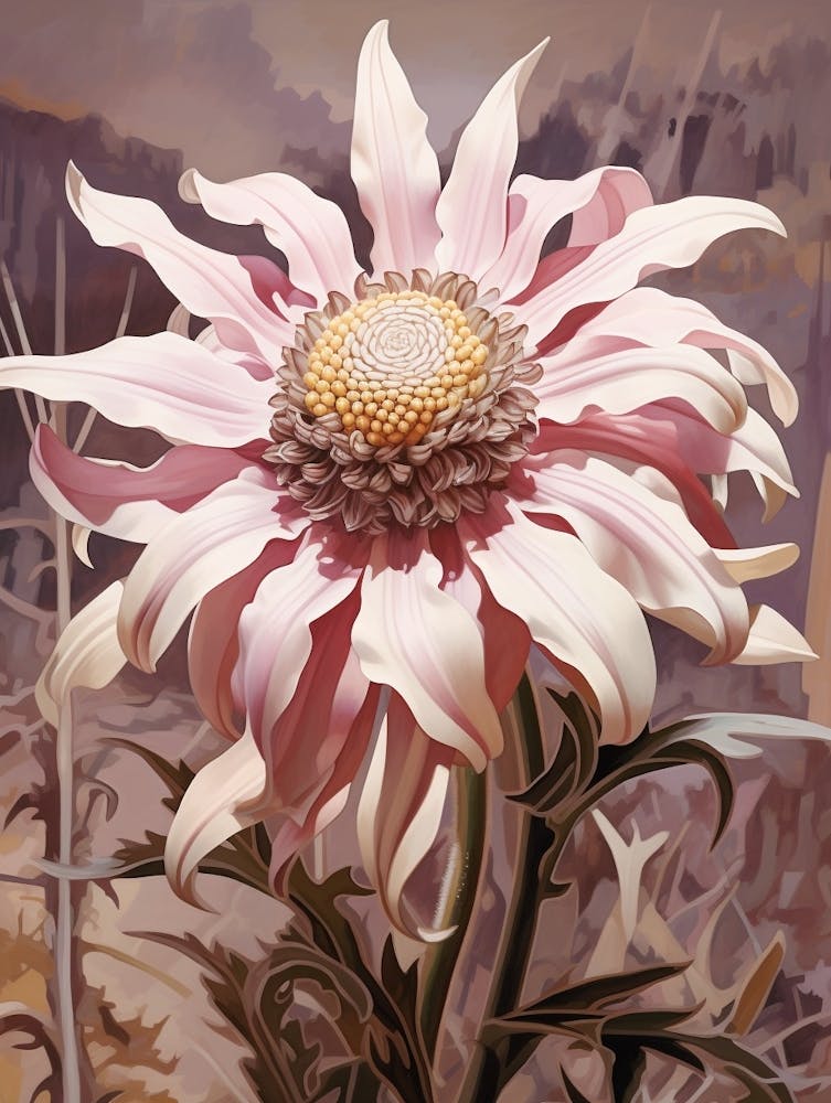 Floral Illustration Edelweiss 1