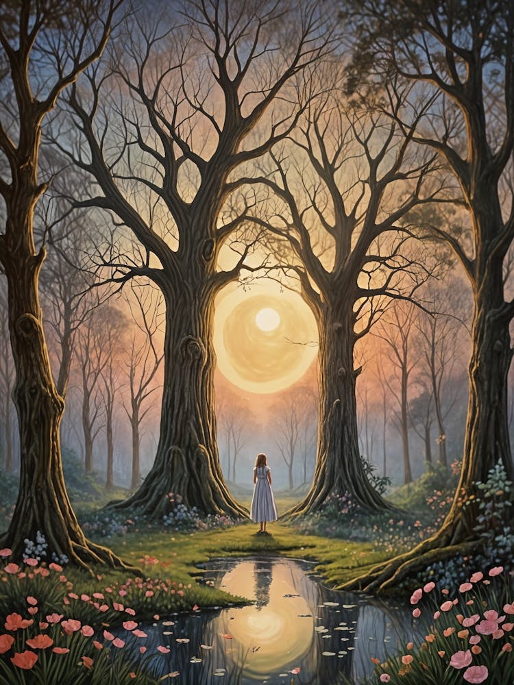 Girl In The Fairytale Forest