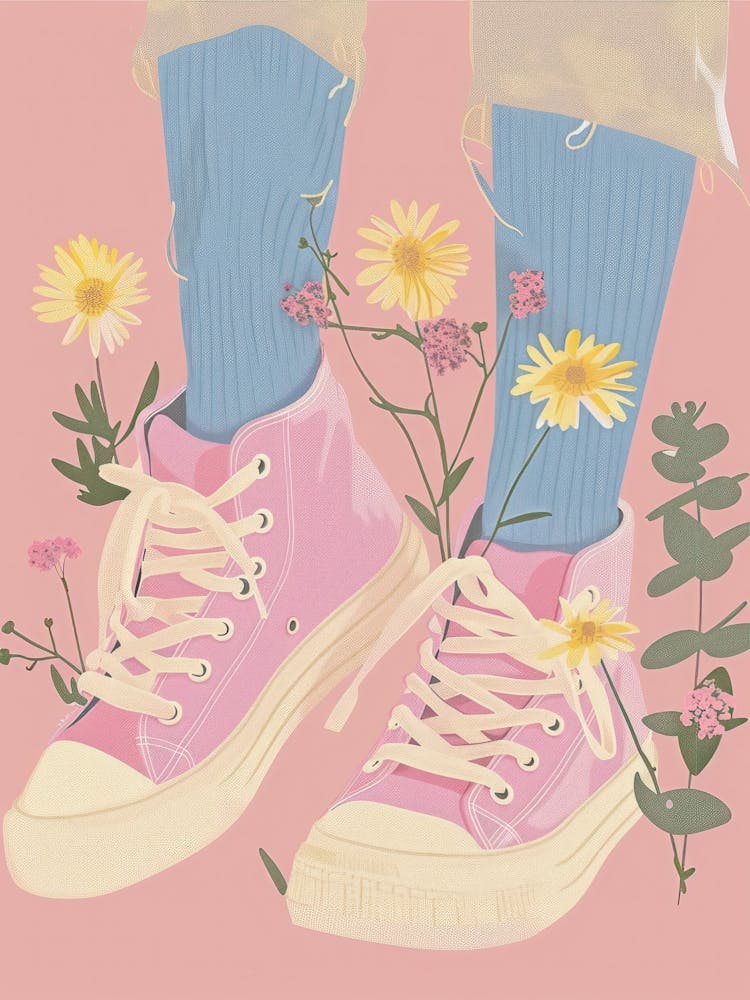 Spring Flowers And Sneakers 3