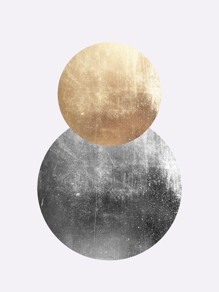 Gold and metal circles 2