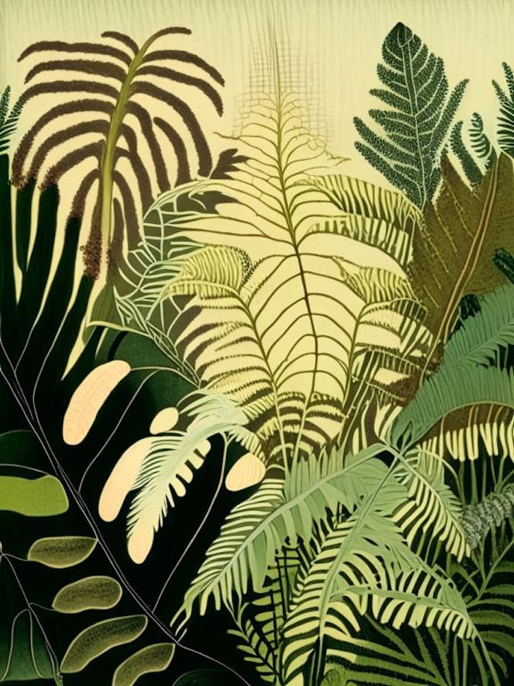 Gossamer Fern Rousseau Inspired