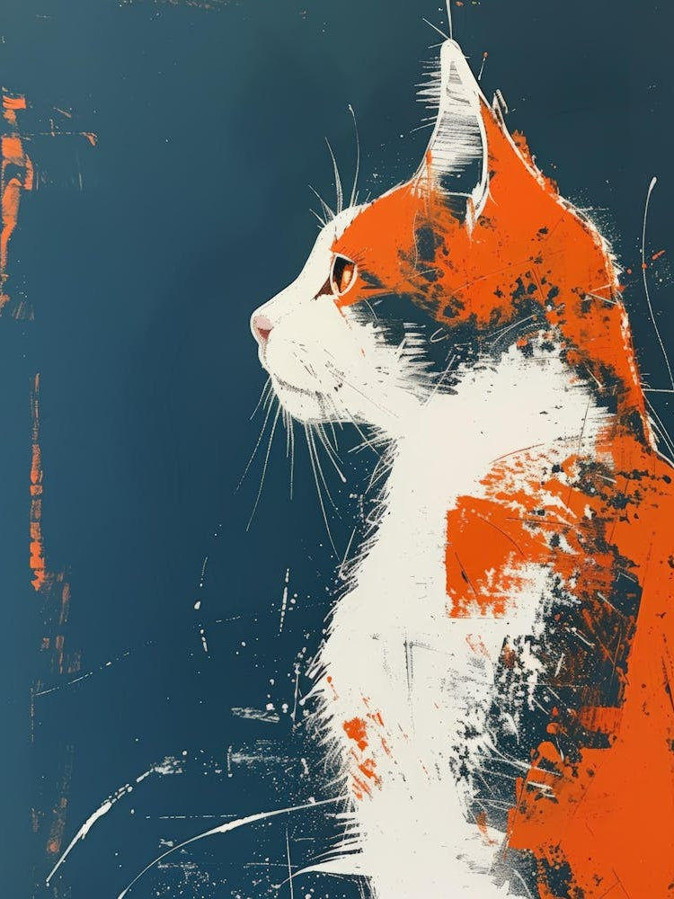 Orange Cat Canvas Print