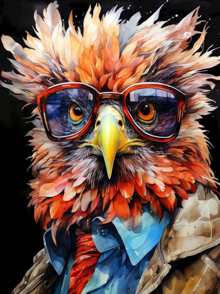 Eagle bird art