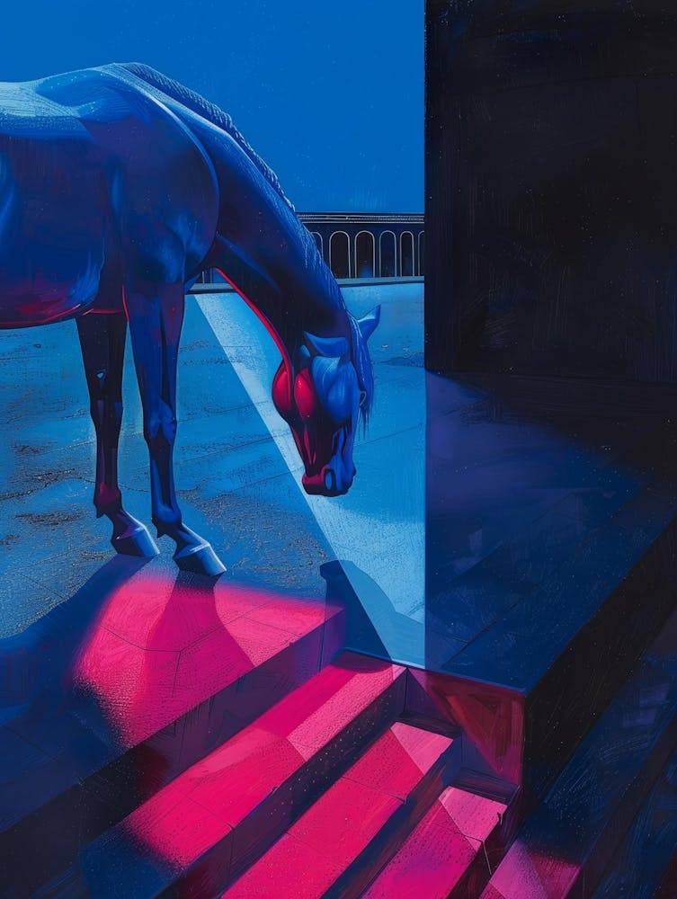 Blue Horse 1