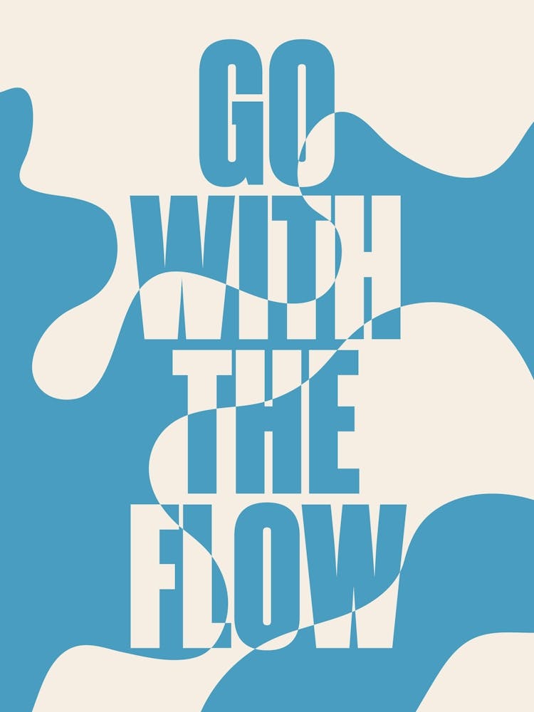 Go With The Flow (blue)