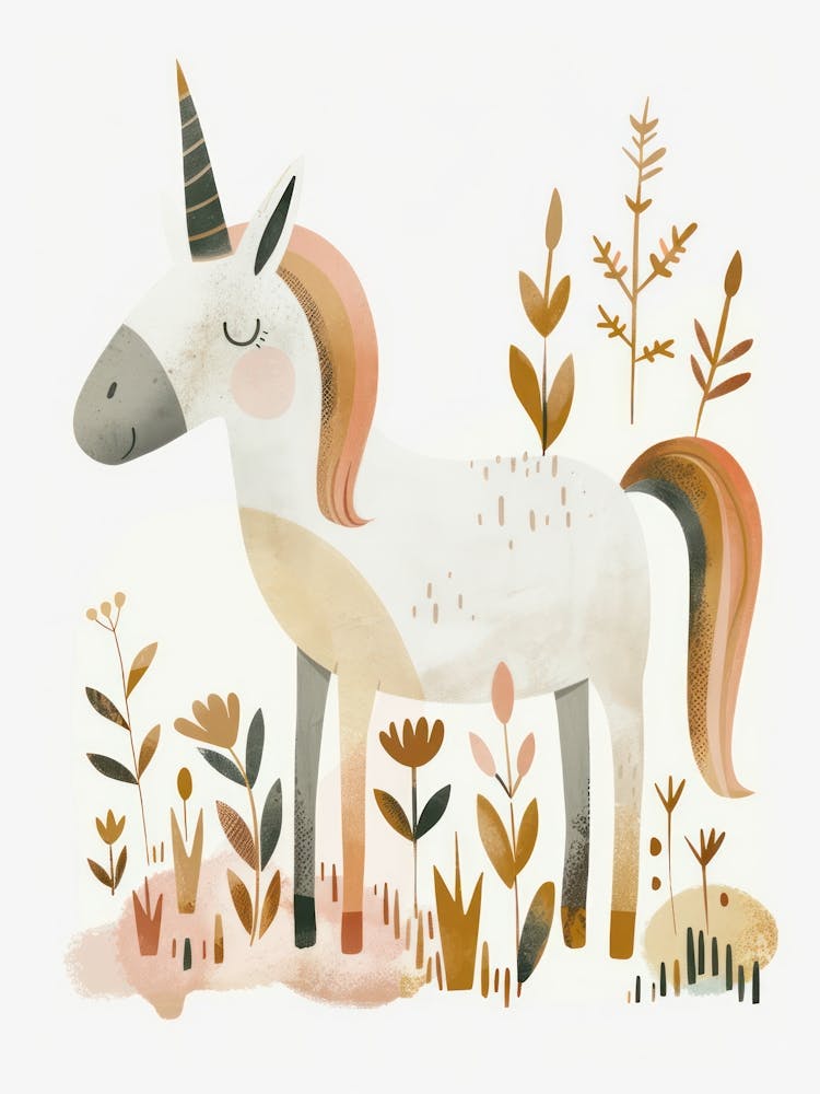 Charming Nursery Kids Animals Unicorn 2