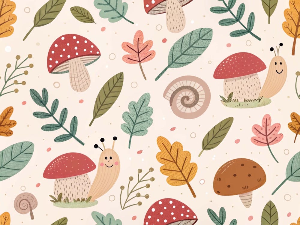 Autumn Leaves Seamless Pattern