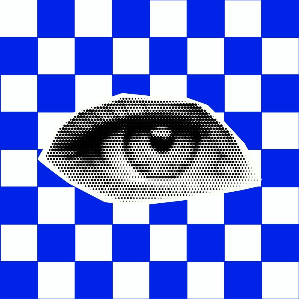 Checkerboard Eye Blue 