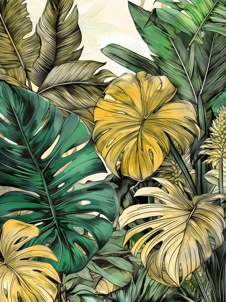 Tropical Leaves 2 nature flora