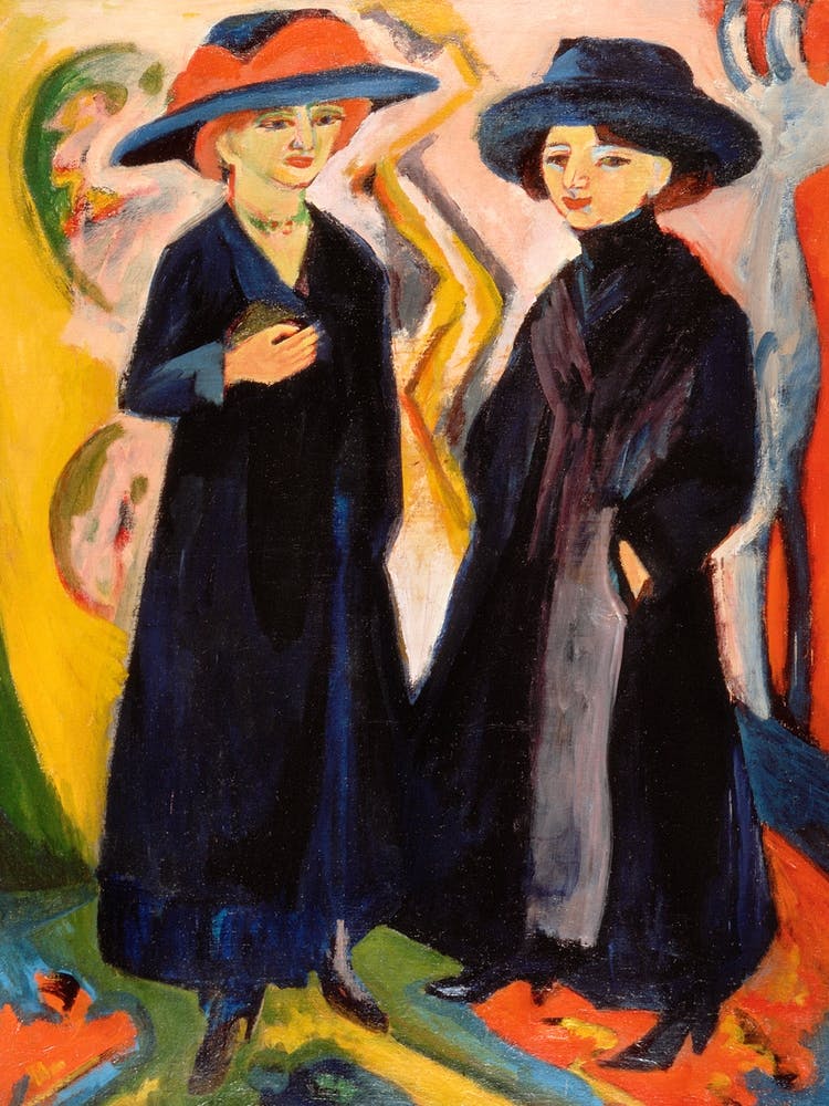 Two Women, Ernst Ludwig Kirchner