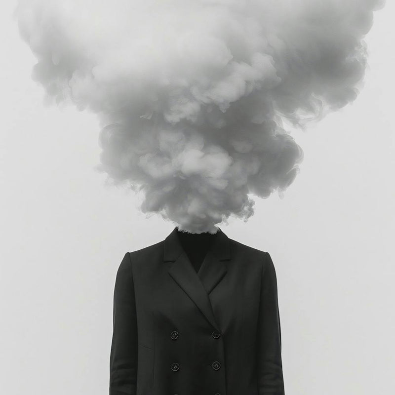 Man With A Cloud On His Head