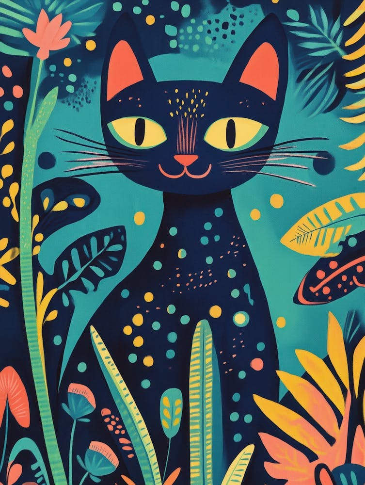 Cat In The Jungle 1