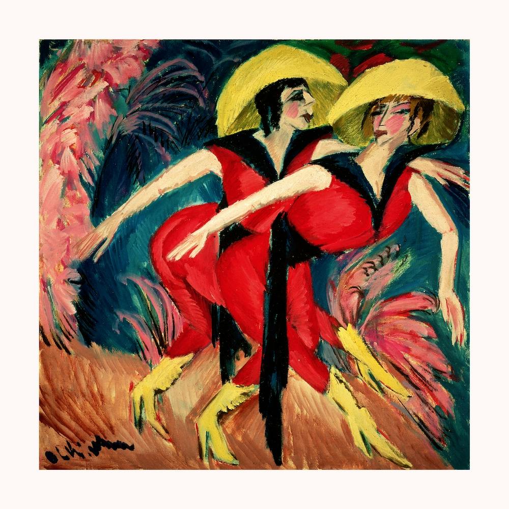 Dancers In Red