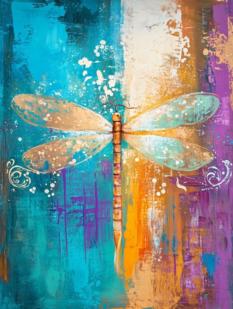 Dragonfly Canvas Art Art