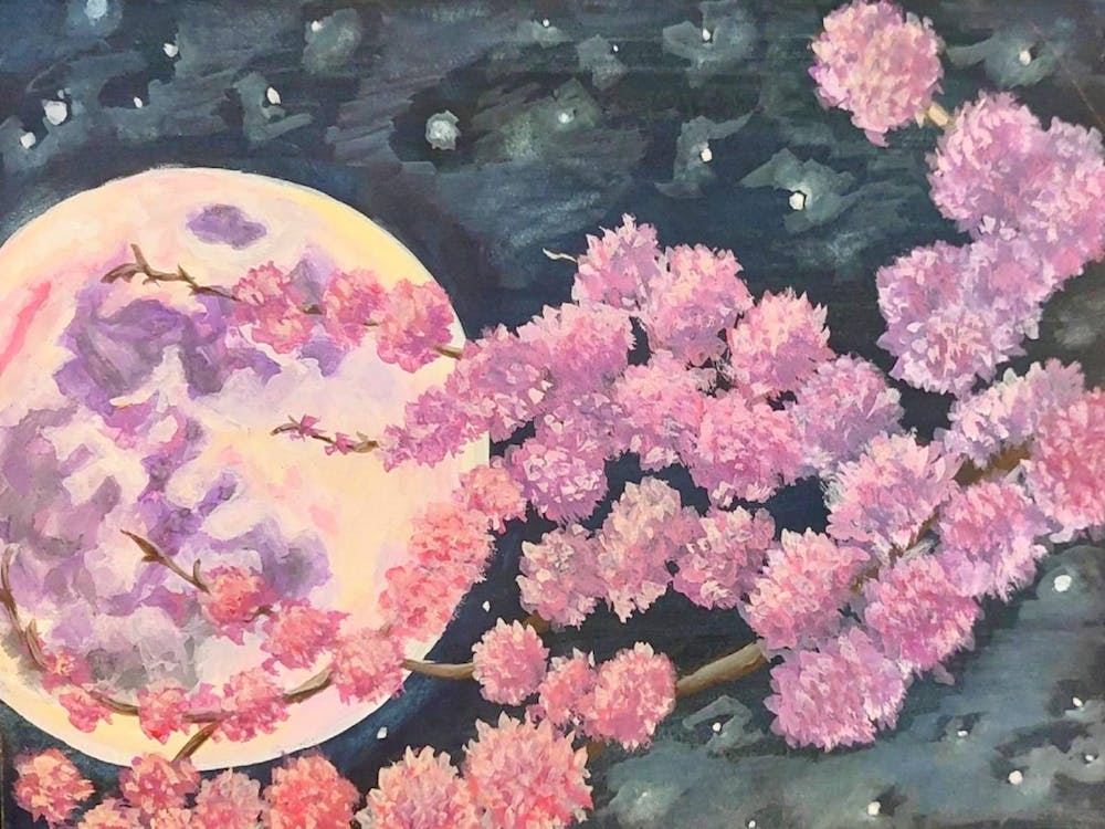 Full Moon Abstraction