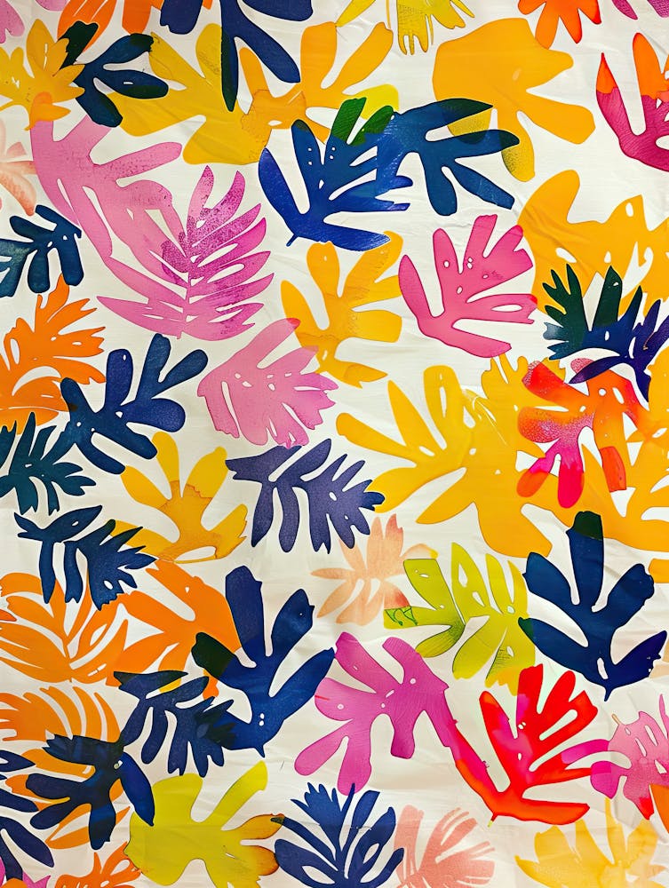 Blooming Waves Matisse Style