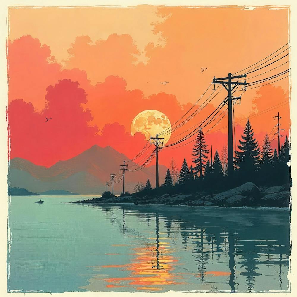 Sunset By The Lake 16