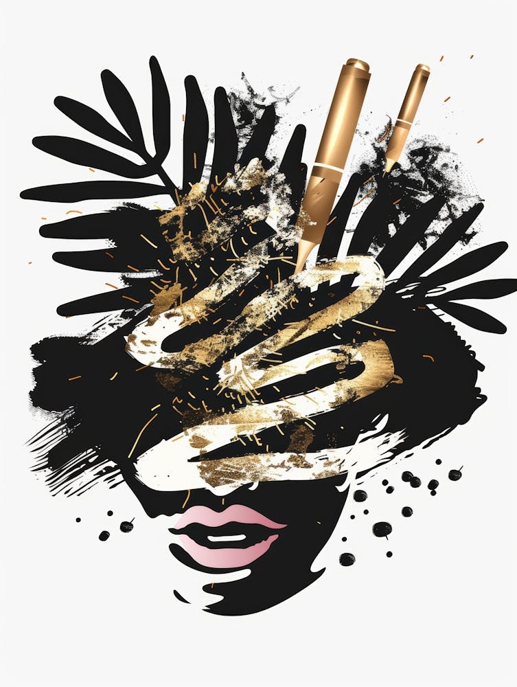 Gold And Black Makeup 3