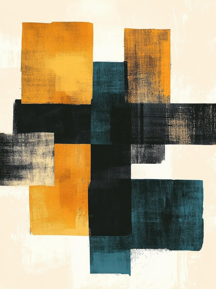 Abstract Squares Canvas Print
