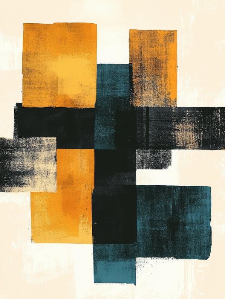 Abstract Squares Canvas Print