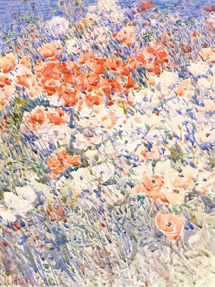 Pretty Watercolour Florals Vintage Floral Painting