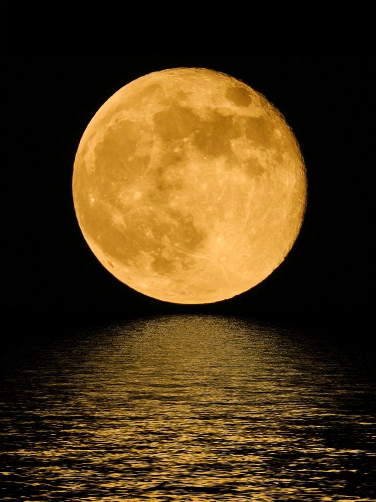 Full Moon Over Water - Mystic Moon poster 1