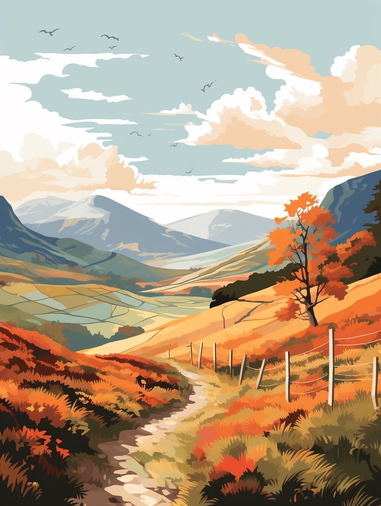 The Great Glen Way Scotland 3 Hiking Trail Landscape