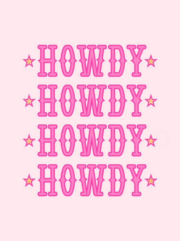 Pink Howdy