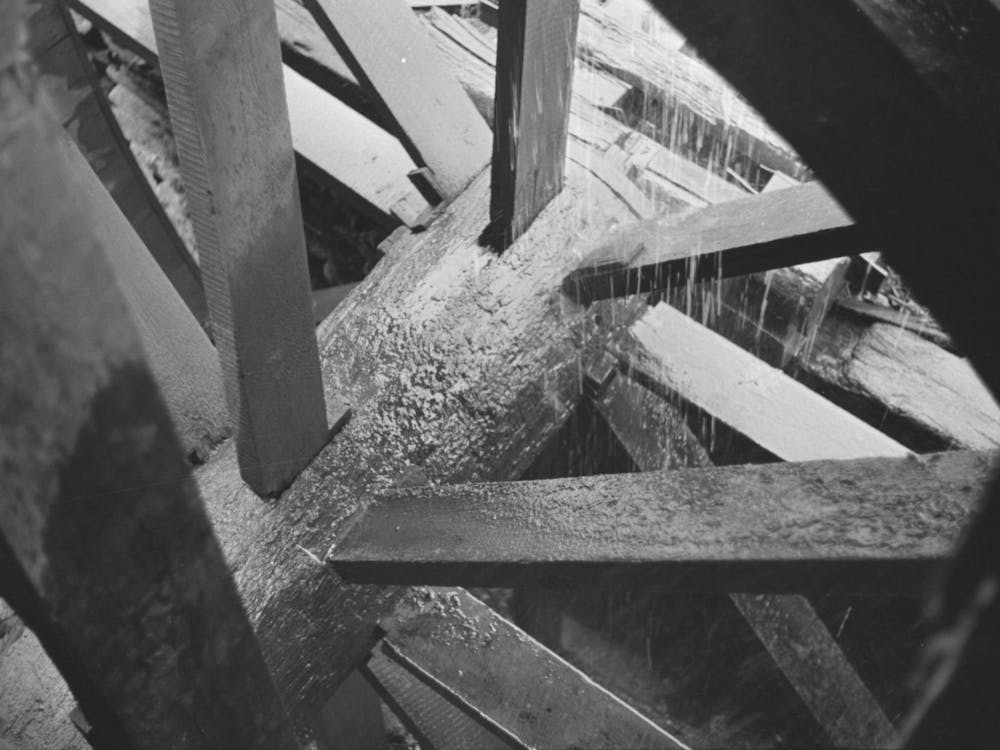 Part Of Waterwheel,Gristmill On Road To Skyline Drive, Virginia By Russell Lee