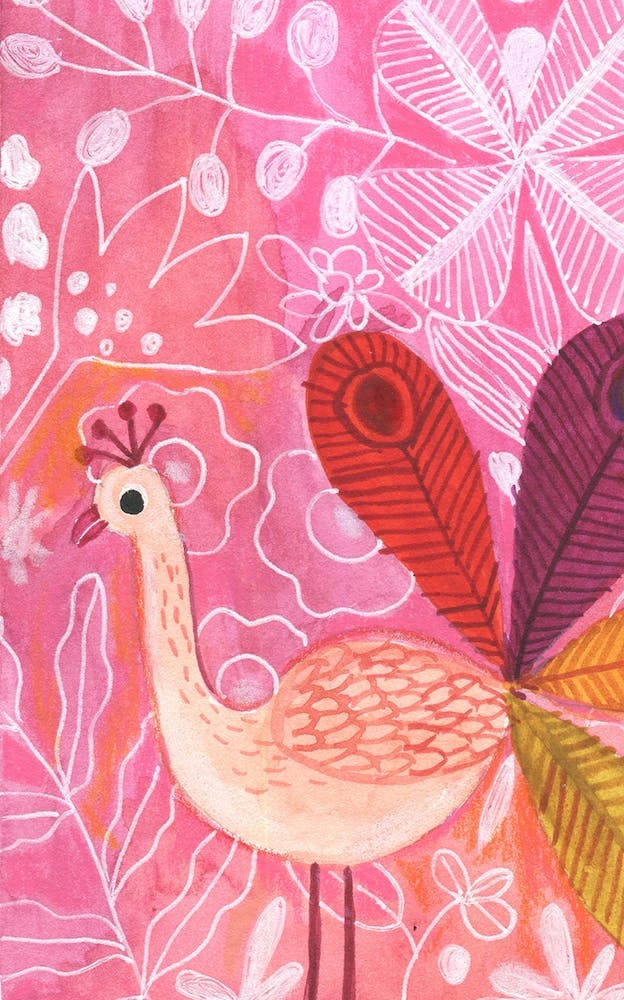 Whimsical Peacock
