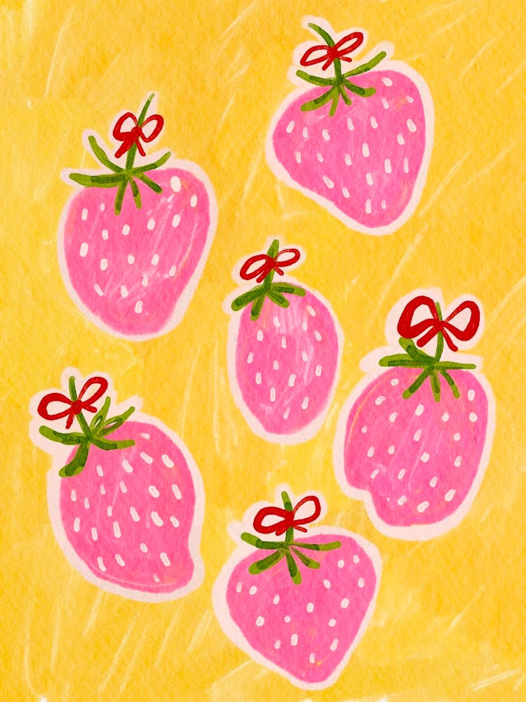 Strawberry Painting 1