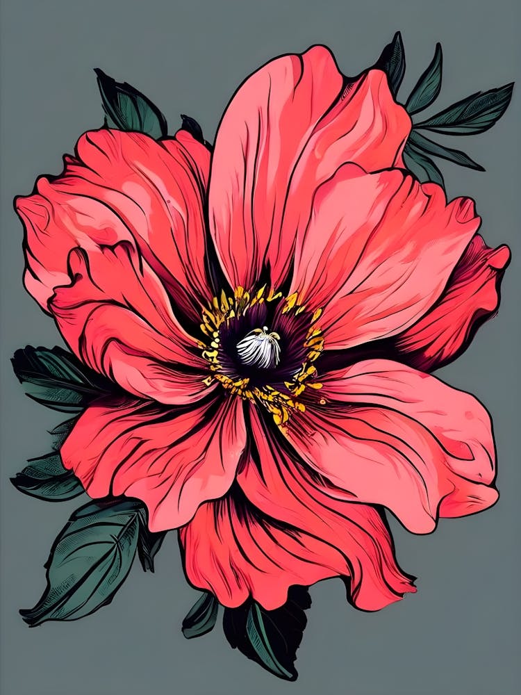 Pink Flower Canvas Print