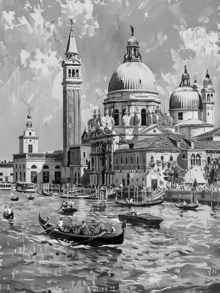 Venice In Black And White