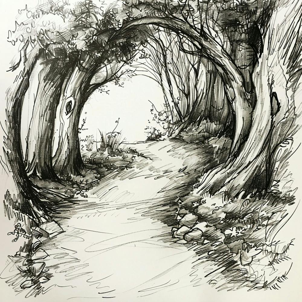 Path Through The Woods 1