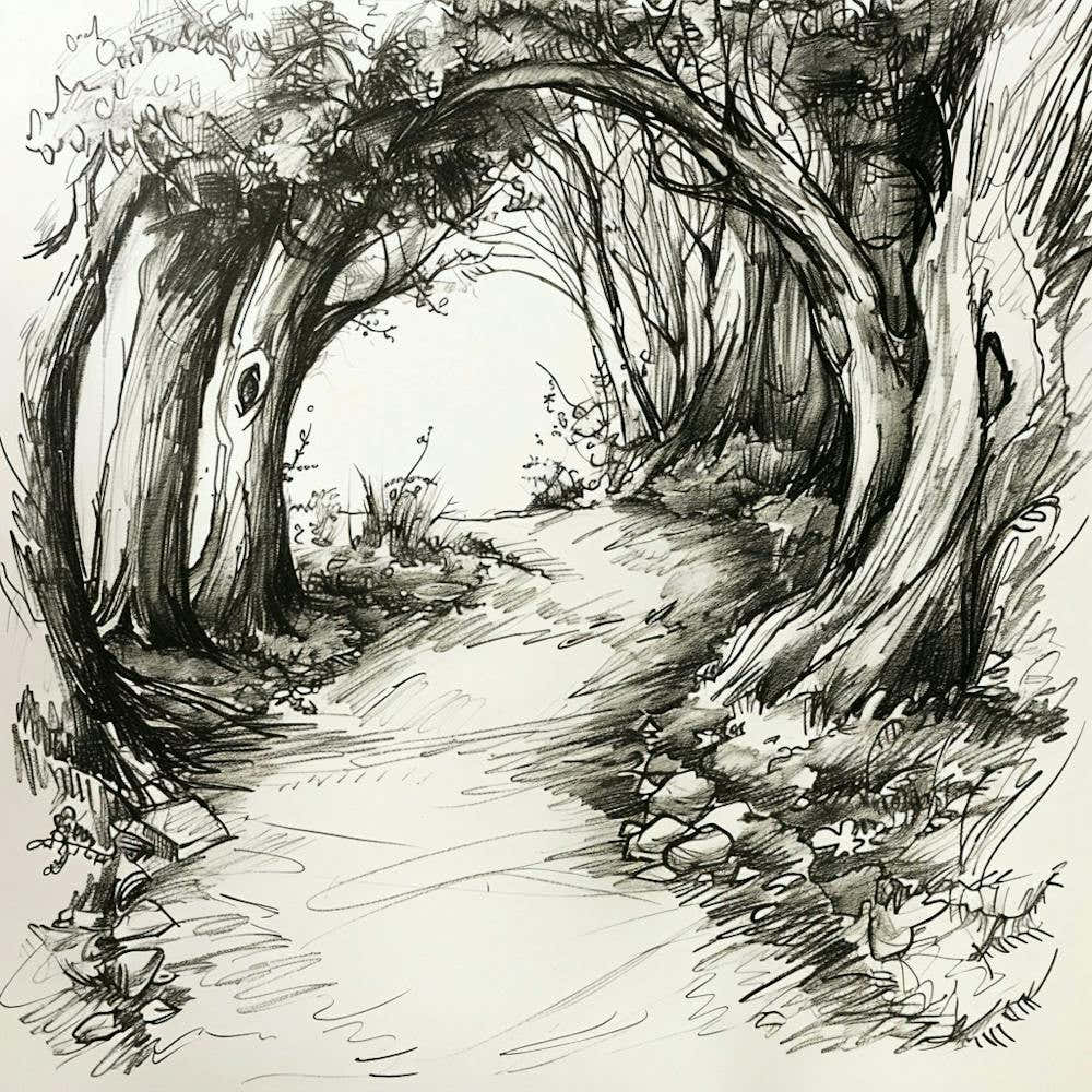 Path Through The Woods 1