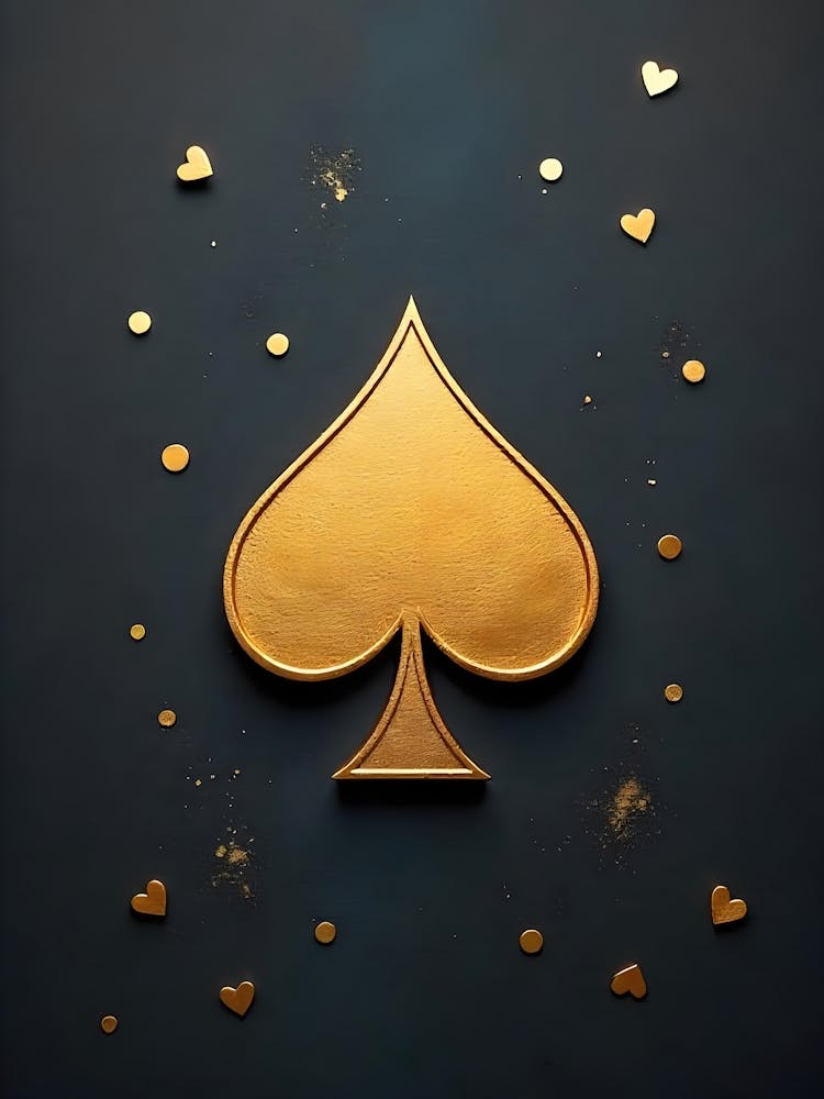 Gold Spade Symbol