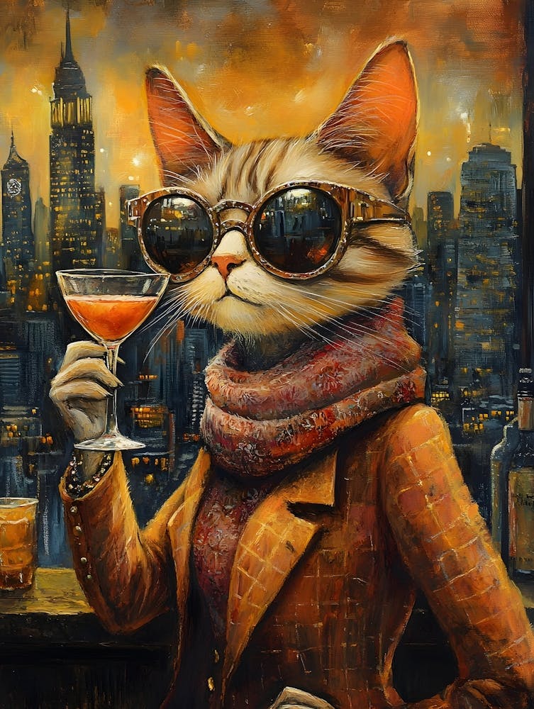 City Cat At Rooftop Bar 6