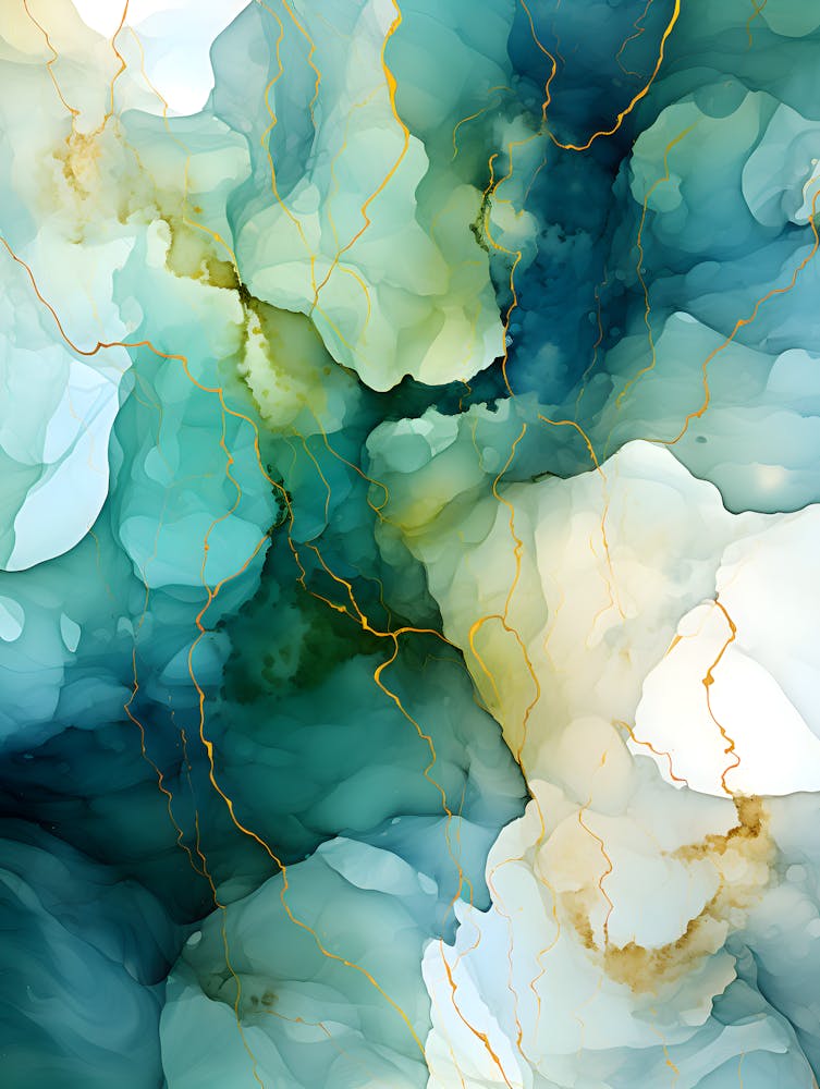 Abstract Watercolor Painting
