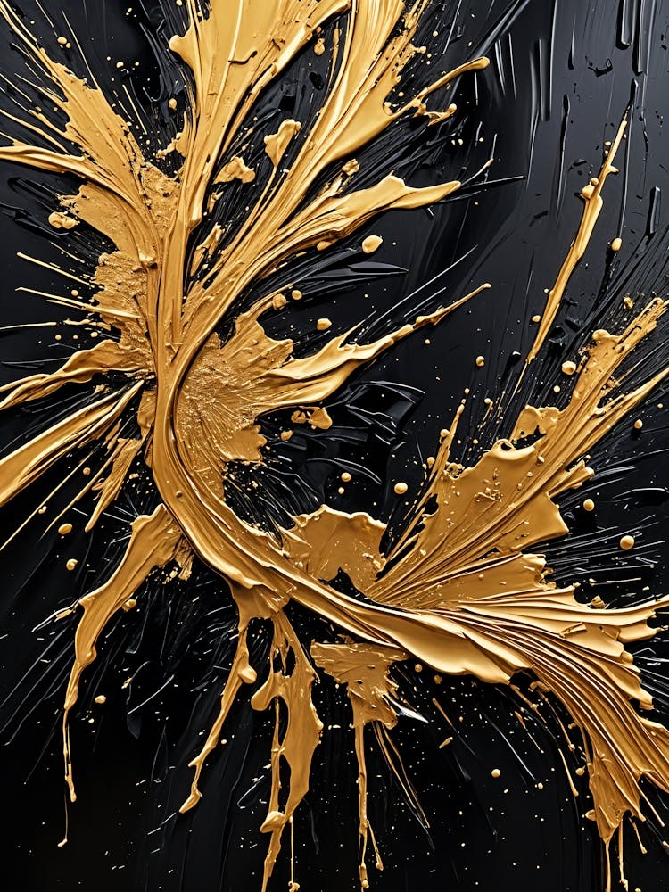 Gold Splatter no1 1