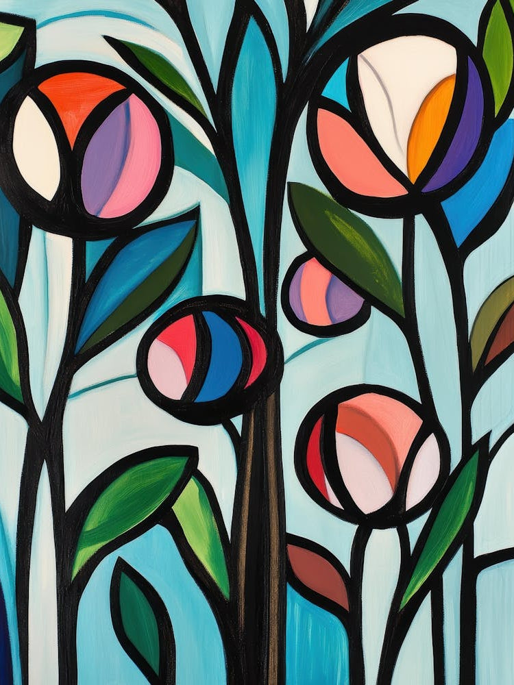 Stained Glass Tree 2