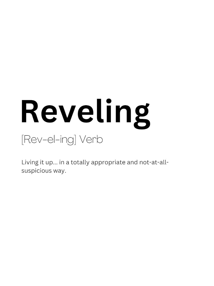 Reveling Definition Meaning