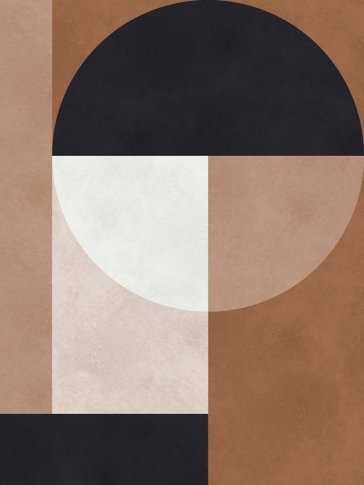 Geometric harmony in brown 7