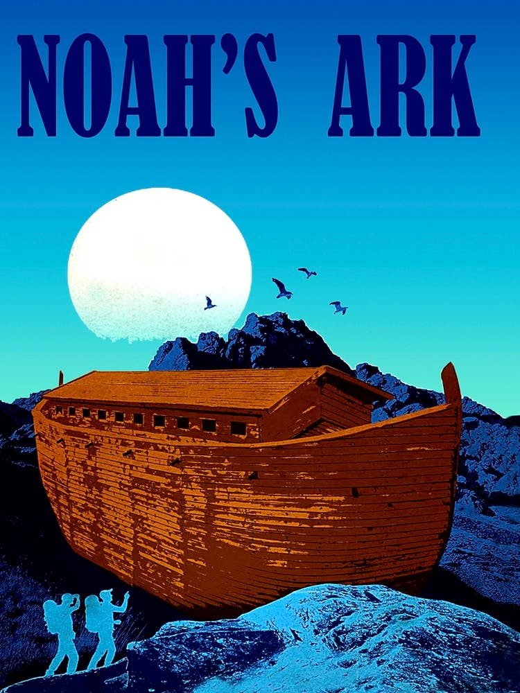 Noah's Ark On The Full Moon, Turkey